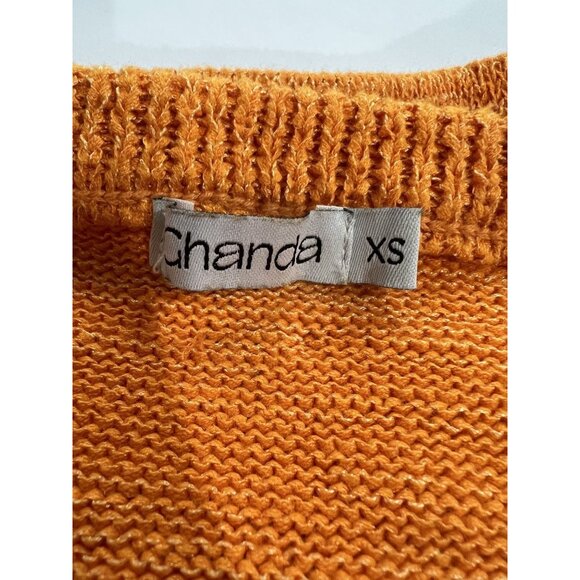 Ghanda Mauritius Top Crop Top in Papaya - Picture 3 of 3